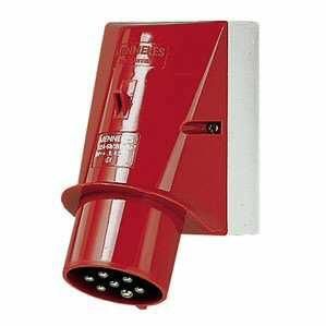 Mennekes 2166 16A7P 6H400V IP44 wall plug