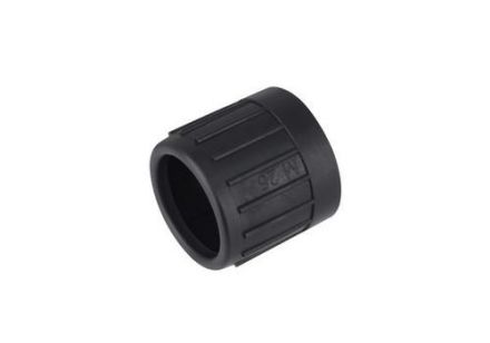 Fränkische Rohrwerke 25996063 E-Ku-E 63 black UV-resistant plastic end cap