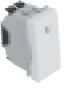 EFAPEL ROCKER PUSH-BUTT W/ORIENT LIGHT 12V-1M MTE WH
