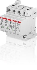 ABB Stotz-Kontakt OVR T1-T2 3N 12.5-275s P TS QS, OVR T1-T2 3N 12.5-275s P TS QS SPD combi T1+2 12.5kA per pole, TT/TNS 3P, 2CTB815710R0700