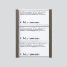 Siedle 200029958-00 Nameplate complete for TM 612-3/BTM 650-03 BG