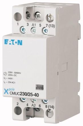 Eaton CMUC230/25-31 installation contactor, 230VAC/DC, 3S+1Ö, 25A , 137401