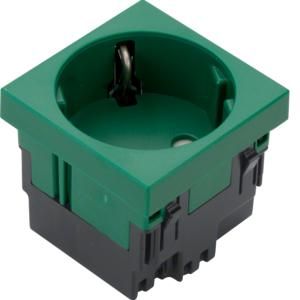 TEHALIT ESR1336029 earthed socket 1-way 33° mint green