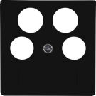 Kopp 491850005 HK07 TV/RV/2x SAT black matt antenna cover