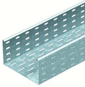 OBO Bettermann SKS 130 SKS 110x300x3000 perforated cable tray SKS strip galvanized, 6061303