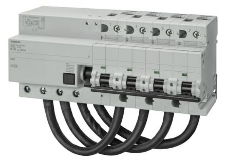 Siemens 5SU1674-7CK81 C100/0.3A 4-pole 480V all-current residual current circuit breaker