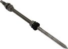 Schletter Solar 110012-300 hanger bolt set M12x300 incl. 3 nuts and EPDM mount.