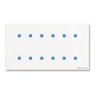 BUSCH-JAEGER TB/U12.8.11-CG KNX push button sensor Standard tacteo | 12-way, horizontal | white glass | 86x157 mm
