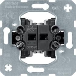 Berker 503520 blind rocker switch module inserts