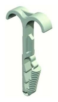 OBO Bettermann 1974 2-way 4-12mm light grey clip, 2197855