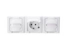 Kopp 131302006 AP-wet room 3f. 16A 250V IP44 10 aw SCHUKO socket