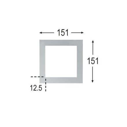 LTS SCER 1.100 WHITE Scene 1 recessed frame 1-flame ( 628584 )
