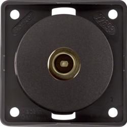 Berker 945112511 antenna junction box TV brown, matt Integro inserts