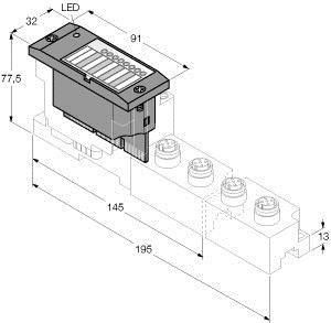 Turck 6827208 BL67-8XSG-PD electronic module