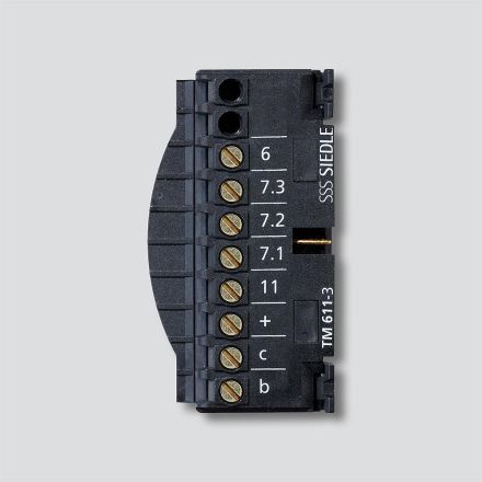 Siedle 210007293-00 for TM 611-3 Black terminal block