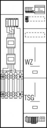 ABN 125A 5-pole meter transformer panel PV BW (ZW29X68PV22N)
