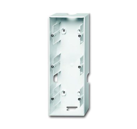 Busch-Jaeger 1703-84 surface-mounted housing, 3-way housing studio white