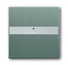 Busch-Jaeger 1764 NLI-803 rocker switch, with label field, metallic grey