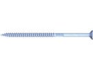 Reisser 009221S121-0601402-1 R2 chipboard screw, flat countersunk head, PZ, partial thread, cutting notch, 6.0 x 140, steel, galvanized, blue, 1x sliding, pack of 100