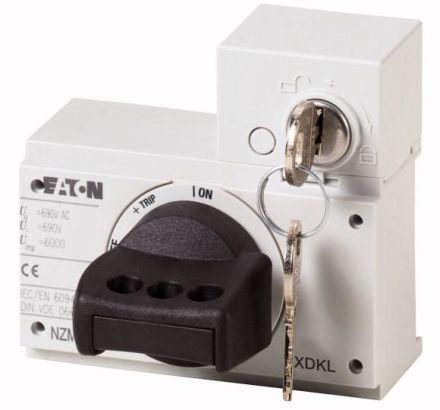 Eaton NZM1-XDKL rotary handle, + key lock, size 1, 172536
