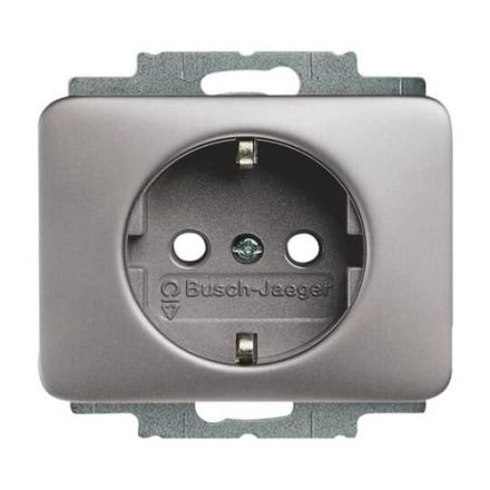 Busch-Jaeger 20 EUC-20 SCHUKO® socket insert platinum