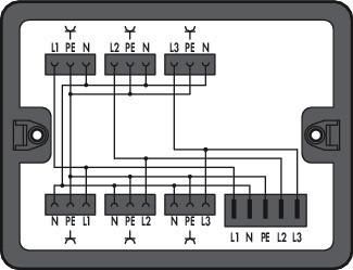 Wago 899-631/149-000 Compact distributor PA distribution board 1 input