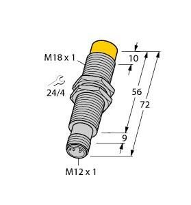 Turck 1536302 NI8-M18E-LIU-H1141 Inductive sensor