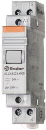 Finder 22.23.8.230.4000 installation relay 1OE 1S 20A 230VAC