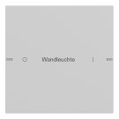 GIRA 5031915 rocker set writable for push button sensor 4 | 1-way | matt gray