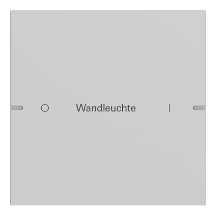 GIRA 5031915 rocker set writable for push button sensor 4 | 1-way | matt gray