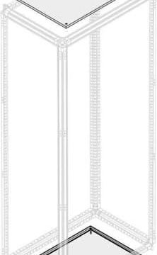 ABB Striebel & John 1STQ001115M0000 PTBB2536A 1-field width 400mm deck/base plate