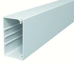 OBO Bettermann WDK 60110 60x110 pure white wall and ceiling duct, 6191215
