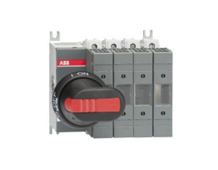 ABB Stotz-Kontakt OS32GD04N2P, load-break switch for fuse, 4-pole, 32A with handle and shaft, 1SCA115193R1001