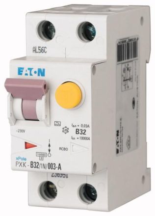 Eaton PXK-C32/1N/03-A FI/LS, 32A, 300mA, LS characteristic curve C, 1p+N, FI-Char: A , 236975