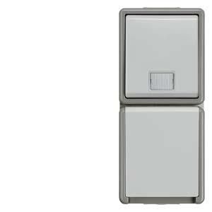 Siemens 5TD4811 combination button and socket SCHUKO