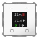 MDT SCN-RTN63S.01 KNX room temperature controller Smart 63 | Extension | studio white glossy