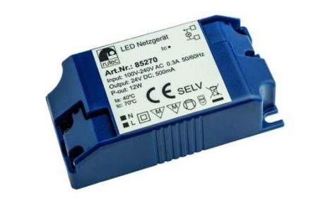 Rutec Licht 85270 Rutec LED power supply 24V 12W