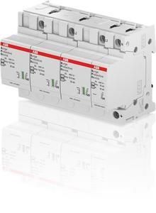 ABB Stotz-Kontakt OVR T1-T2 3N 12.5-440s P QS, OVR T1-T2 3N 12.5-440s P QS SPD combi T1+2 12.5kA per pole, TT/TNS 3P, 2CTB815710R4800