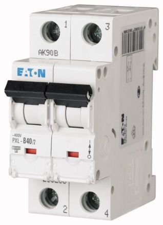 Eaton PXL-D40/2 circuit breaker, 40A, 2p, D-Char , 236348