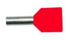PROTEC.class 05101556 Wire end ferrules PAEH 100D/8 red insulated VE100 Double wire end ferrules 2x1.0qmm/8mm (100pcs)