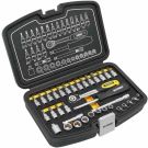 IRONSIDE 102675 Professional socket wrench set 35 pcs 6.35mm (1/4') Flank Drive