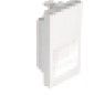 EFAPEL FACE PLATE F/1 RJ45 CONNECTOR-1MOD MATTE WH