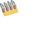 Hager KWJ02B4 connecting bar 2.5qmm 4-way insulated