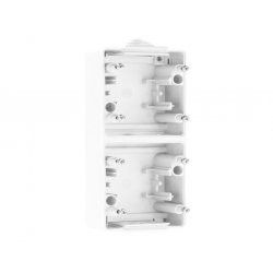 EFAPEL DOUBLE VERTICAL BASE WHITE