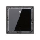 JUNG ENOA590-01SW described EnOcean radio wall transmitter A | 2-way, IO symbols | black
