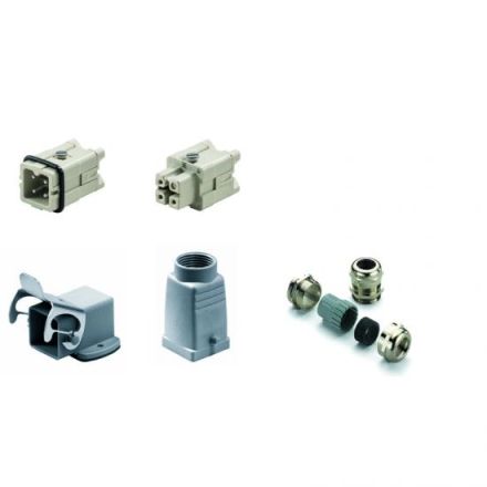 Weidmüller 1802450000 HDC KIT-HA 03.302M 3-pin PushIn connector set