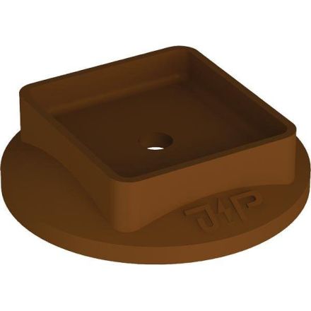 Pröpster 1048 brown 36mm for Niro-Clip snap holder plastic rosette