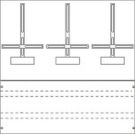 ABB Striebel & John KF445SB meter exchange plate with meter cross, 2CPX037112R9999