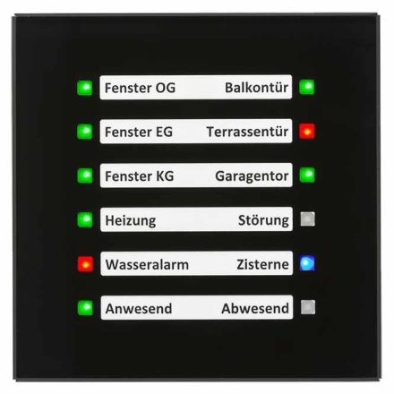 MDT SCN-GLED1S.01S glass LED display | glass black/black