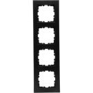 Kopp 402850003 HK07 4-way black matt cover frame